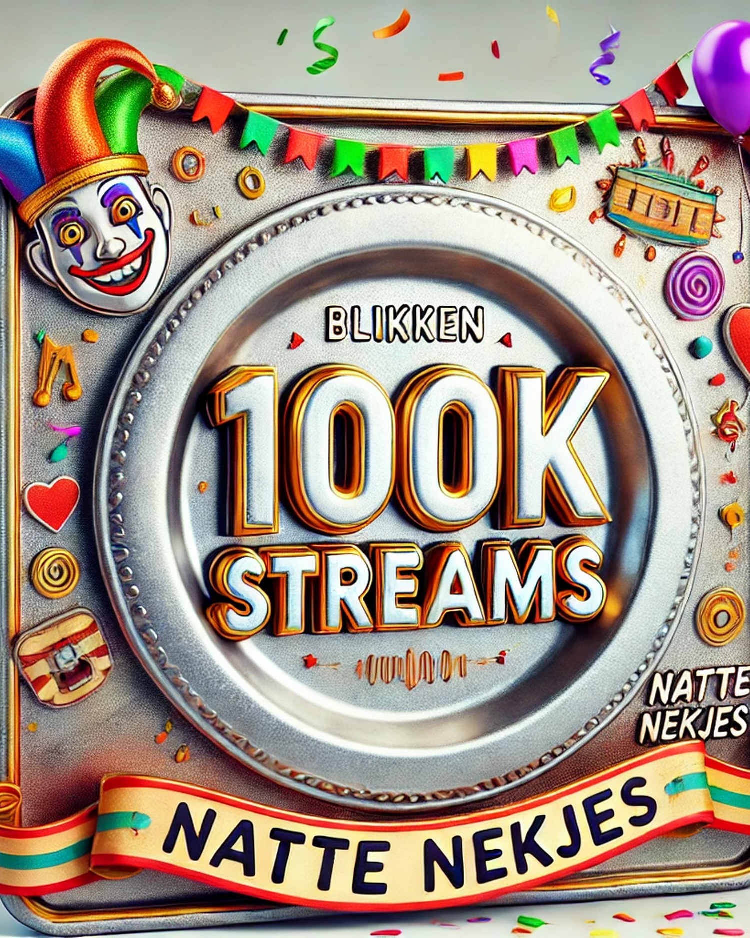 Blikken plaat natte nekjes